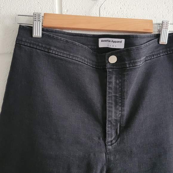 American Apparel High Waisted Black Skinnies - Picture 5 of 5